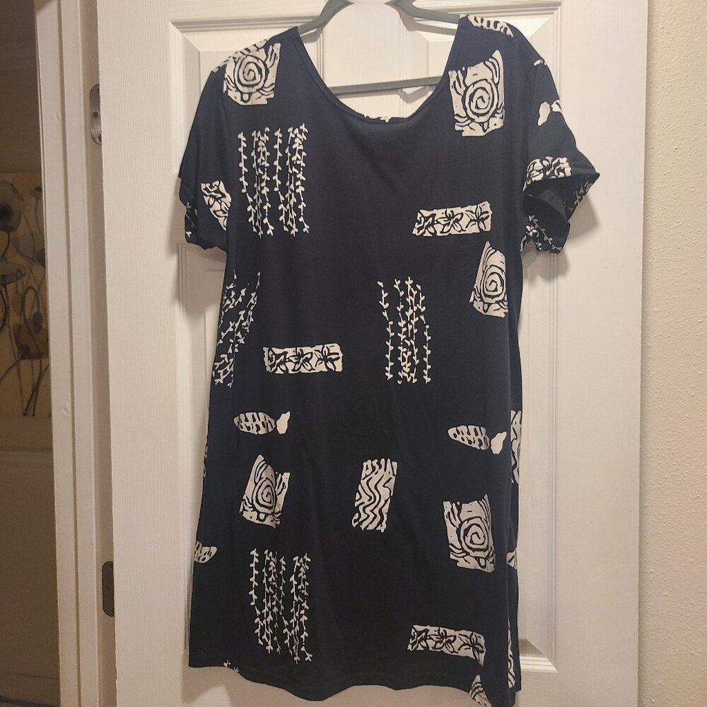 Black and White tribal dress